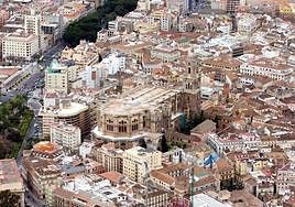 Malaga city centre.