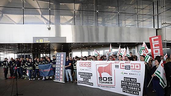 Warning that privatisation of Malaga Airport’s control tower will lead to a major strike ahead of summer