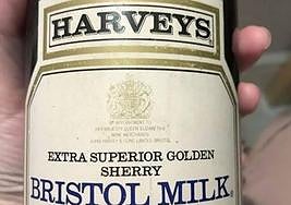 An old bottle of Harvey's sherry.
