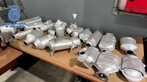 Gang that stole more than 500 catalytic converters all over Spain is dismantled