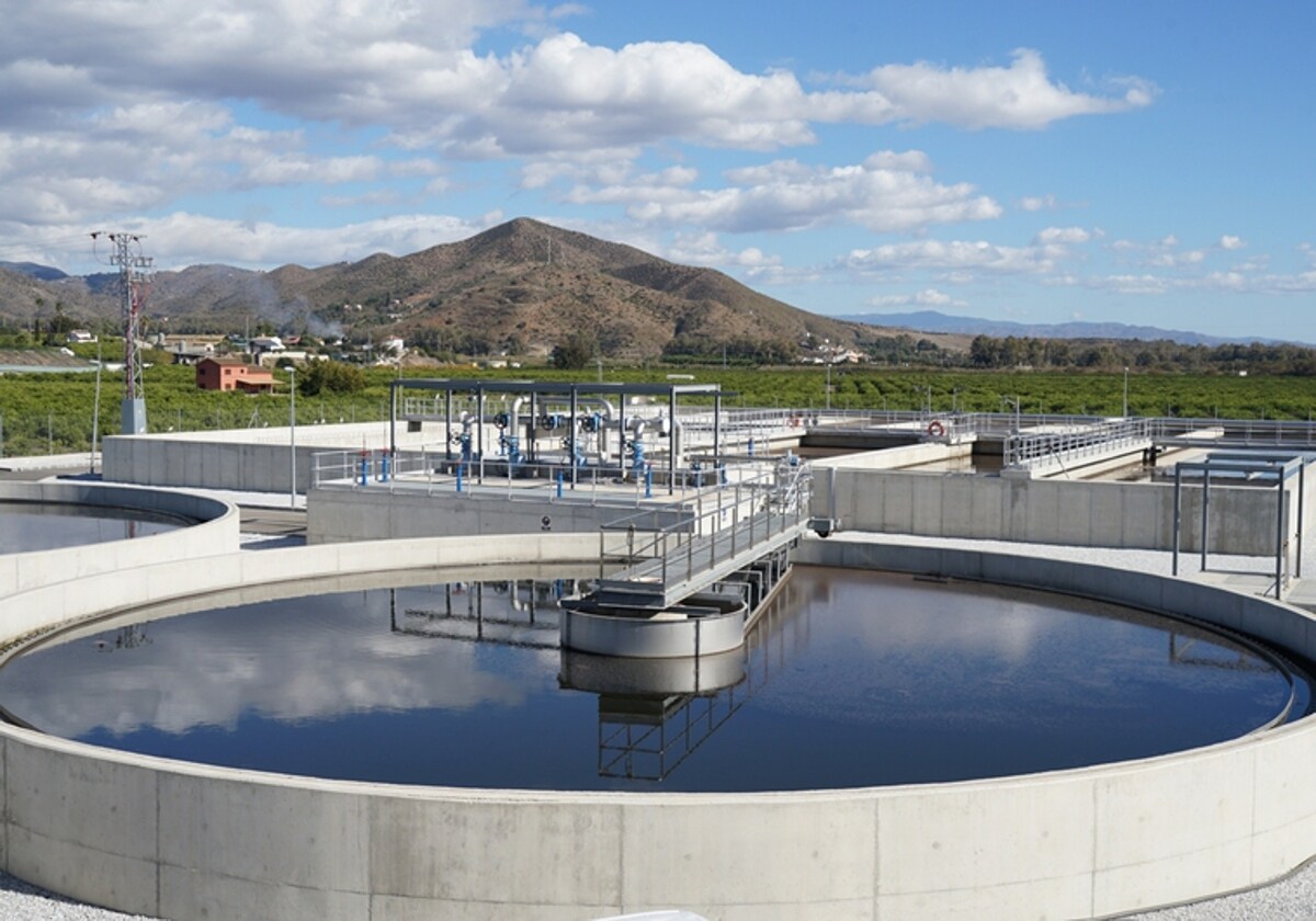 File image of the wastewater treatment station.