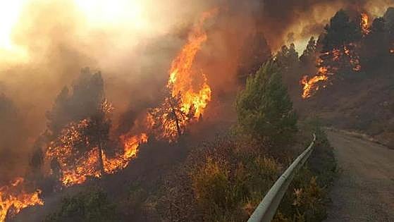 Ten villages evacuated as Castellón wildfire advances ‘very violently’