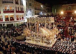 The Plaza de la Constitución during Holy Week.