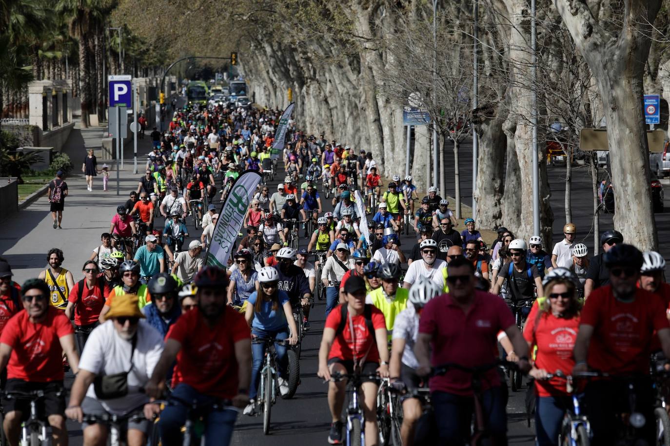 Photo gallery: demonstration to demand more cycle lanes in Malaga
