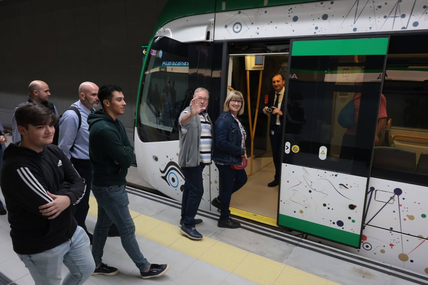 Malaga Metro arrives in city centre, in pictures