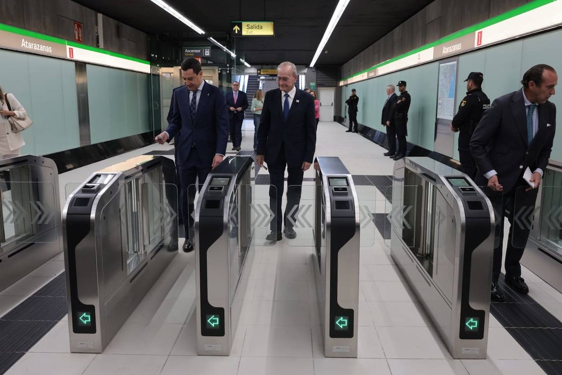 Malaga Metro arrives in city centre, in pictures