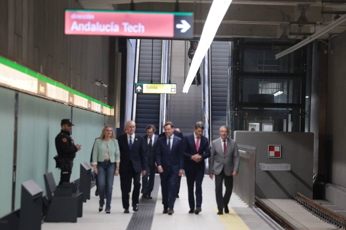 Malaga Metro arrives in city centre, in pictures