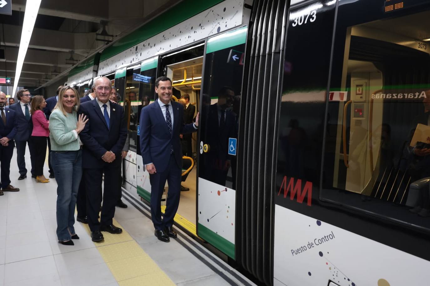 Malaga Metro arrives in city centre, in pictures