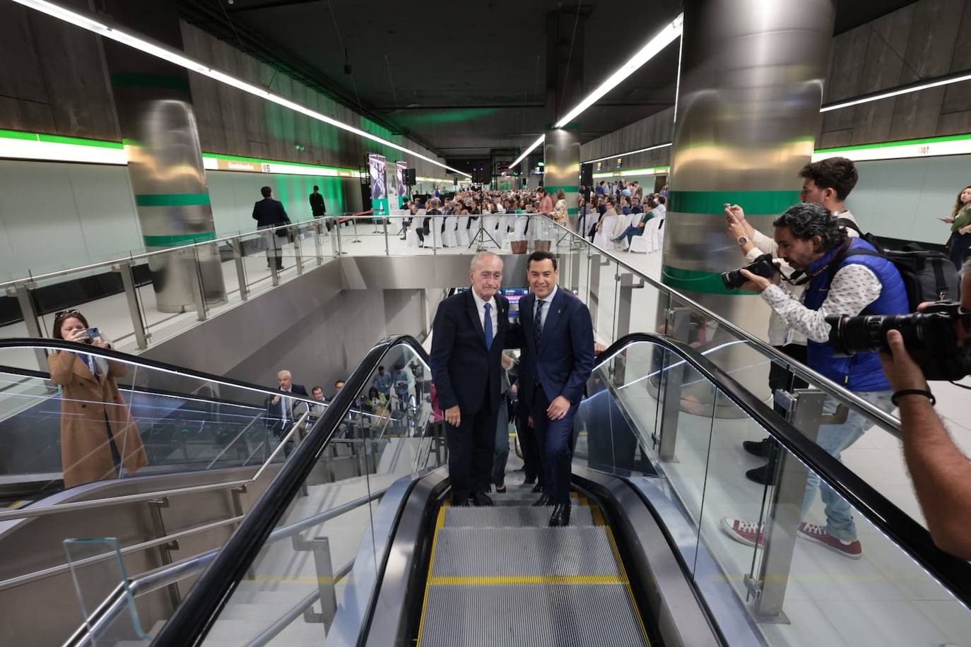 Malaga Metro arrives in city centre, in pictures