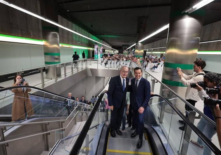 Malaga Metro arrives in city centre, in pictures