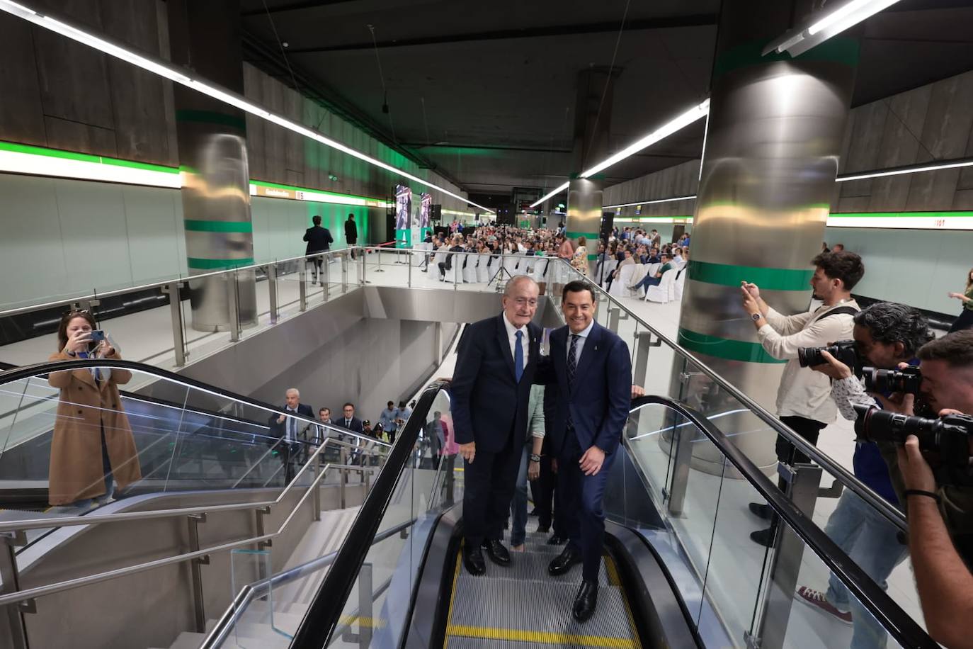 Malaga Metro arrives in city centre, in pictures