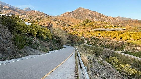 Police investigate homicide after body of man was found near road that leads to popular Nerja beach