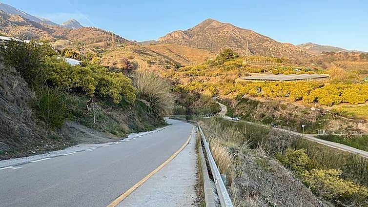 Police investigate homicide after body of man was found near road that leads to popular Nerja beach