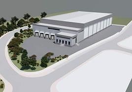 Computer-generated image of the future plant.