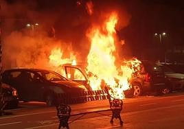 Car spectacularly goes up in flames on Fuengirola seafront