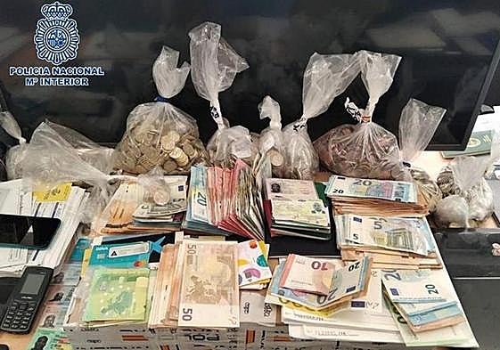 Police seized 36,000 euros during raids.