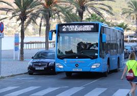 A local bus in Almuñécar.