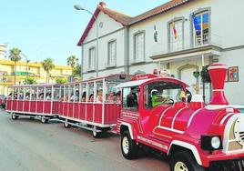 Vélez-Málaga's tourist train.