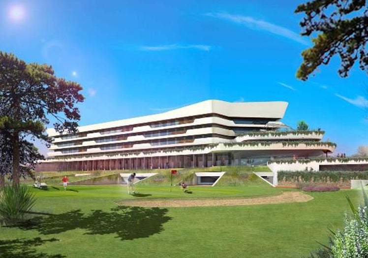 Simulation of the Valle del Golf development in Mijas.