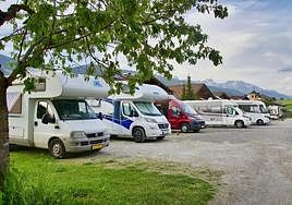 Caravanning is a popular outdoor activity during spring.