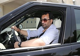 Sheikh Abdullah Al-Thani on a previous visit to La Rosaleda.