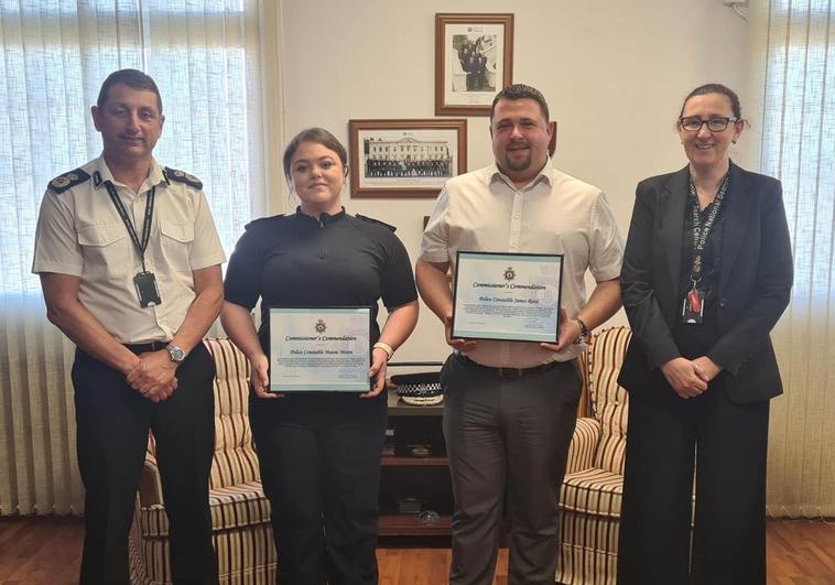Commendations for Royal Gibraltar Police officers