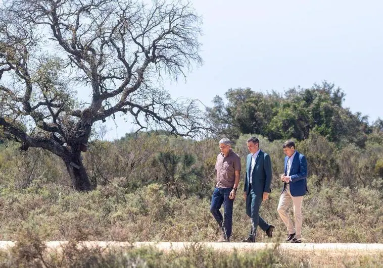 Spanish PM Pedro Sánchez visits Doñana to make his point on water use