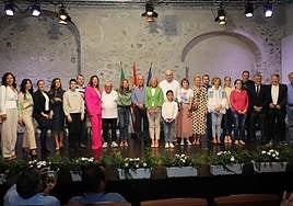 Award winners during the ceremony