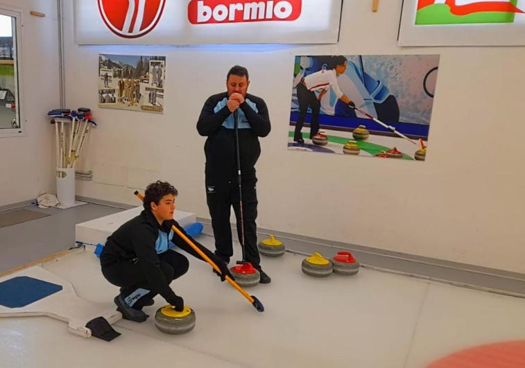 The Costa&#039;s youngest curler