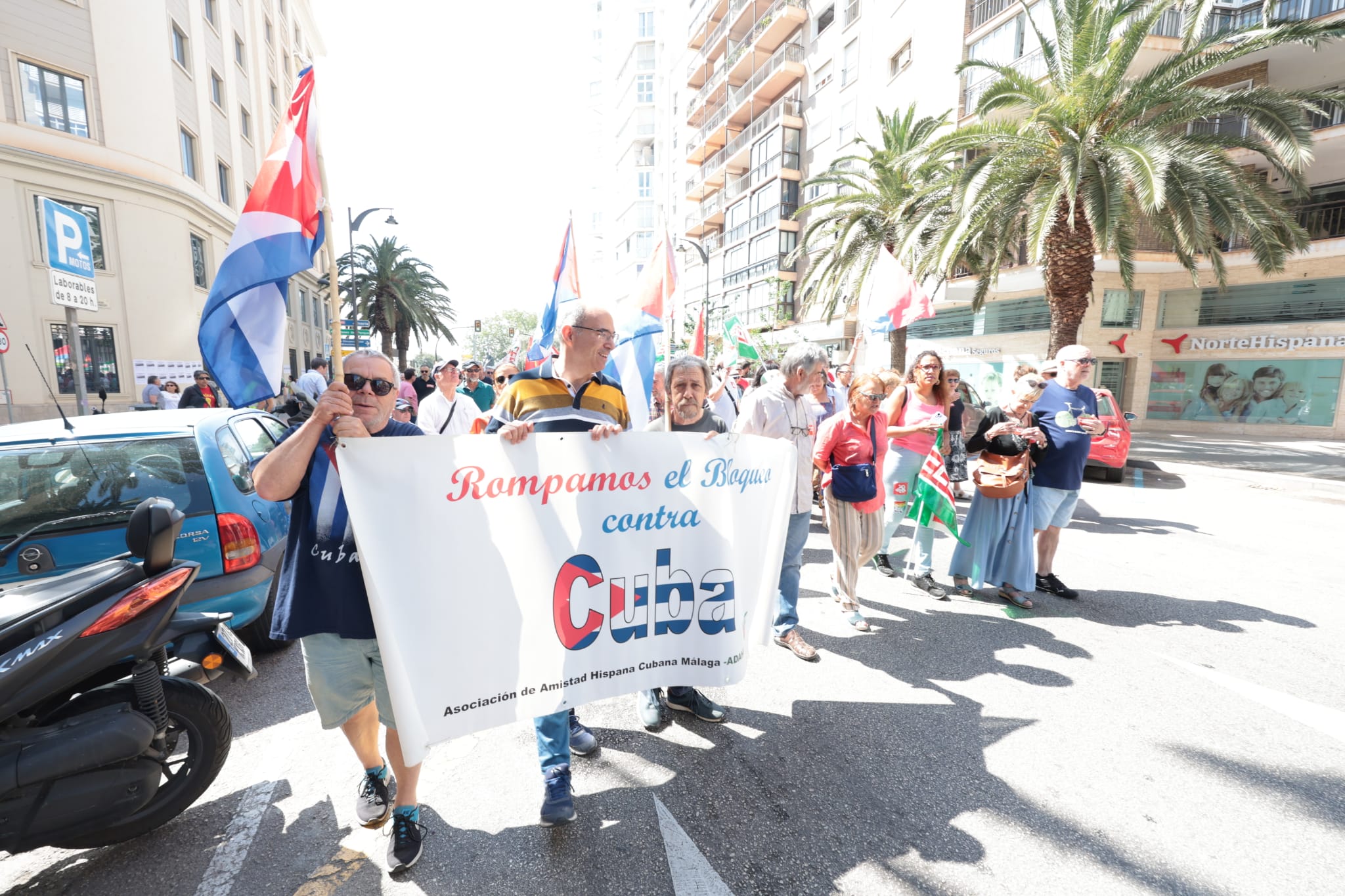Malaga's May Day rally, in photographs