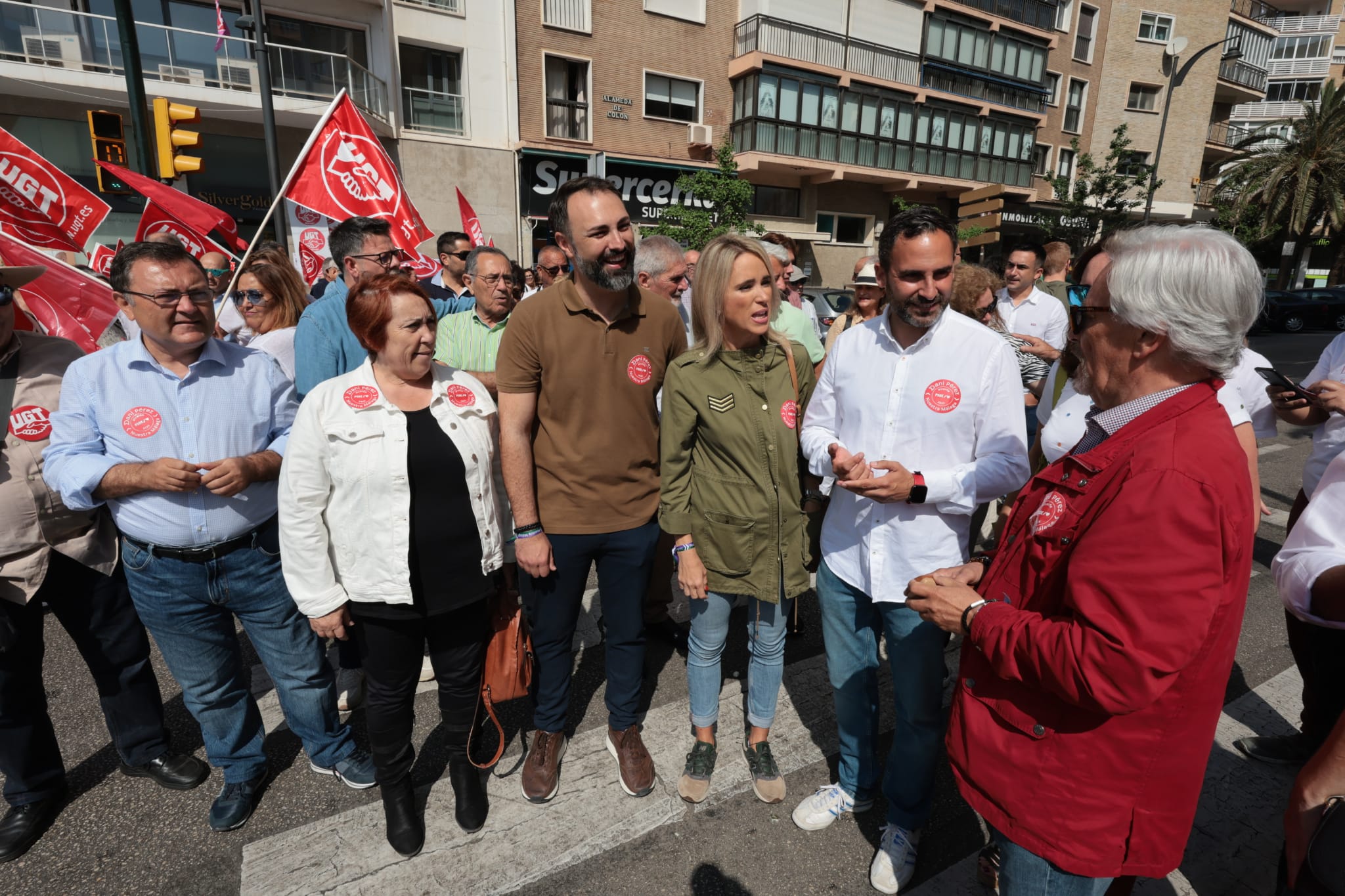 Malaga&#039;s May Day rally, in photographs
