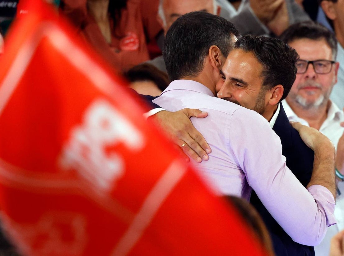 Spanish PM Pedro Sánchez in Malaga ahead of municipal elections