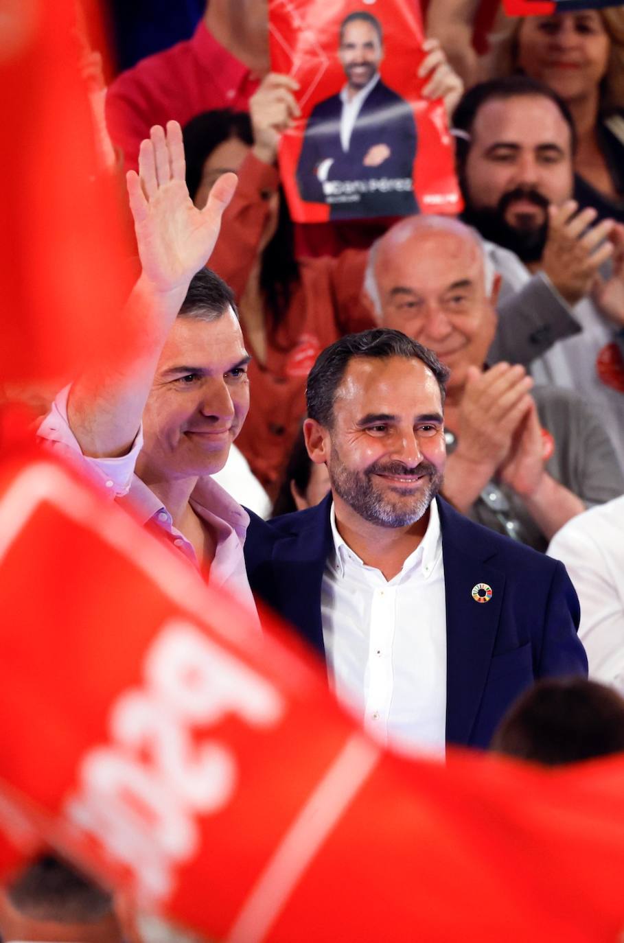 Spanish PM Pedro Sánchez in Malaga ahead of municipal elections
