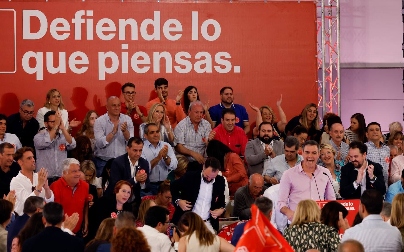 Spanish PM Pedro Sánchez in Malaga ahead of municipal elections