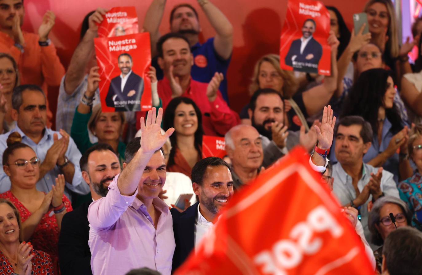 Spanish PM Pedro Sánchez in Malaga ahead of municipal elections