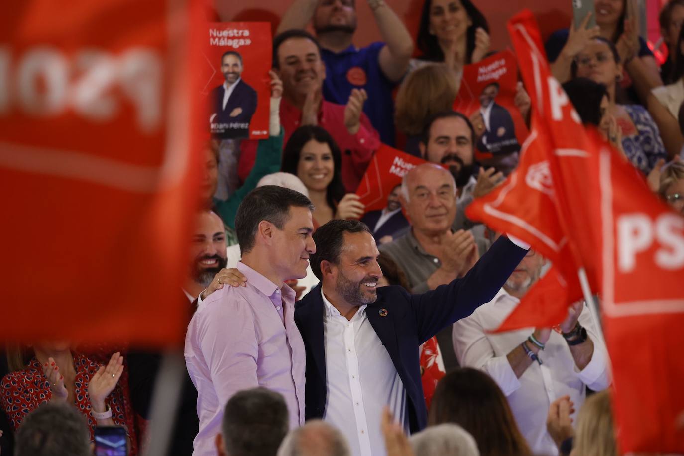 Spanish PM Pedro Sánchez in Malaga ahead of municipal elections