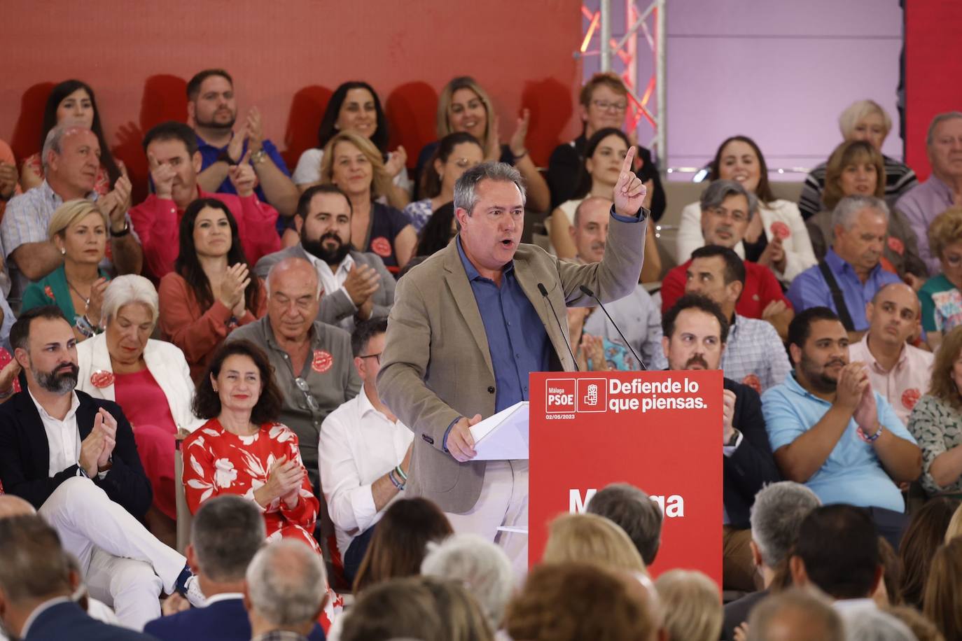 Spanish PM Pedro Sánchez in Malaga ahead of municipal elections