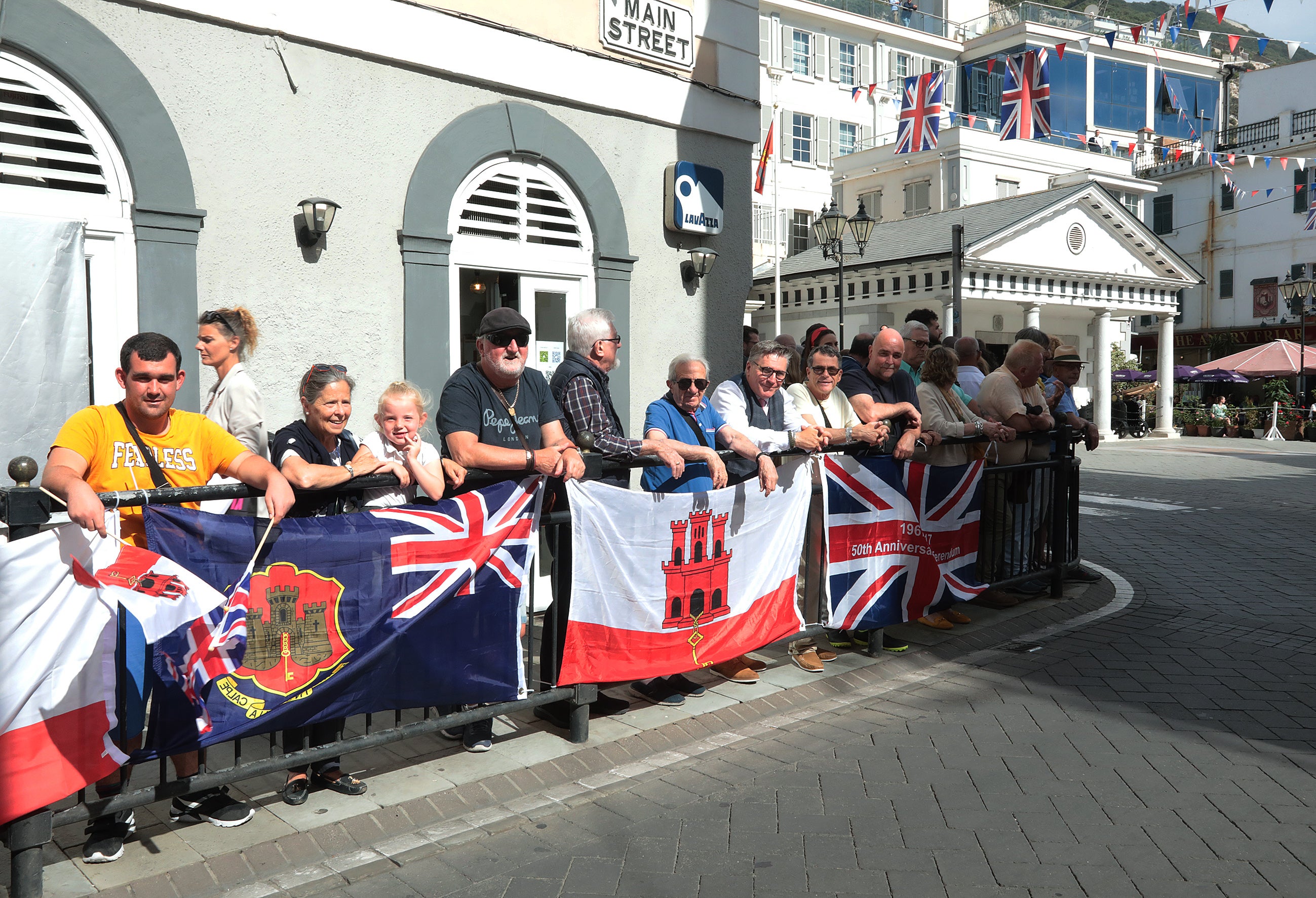 Gibraltar's essential services Coronation parade, in pictures