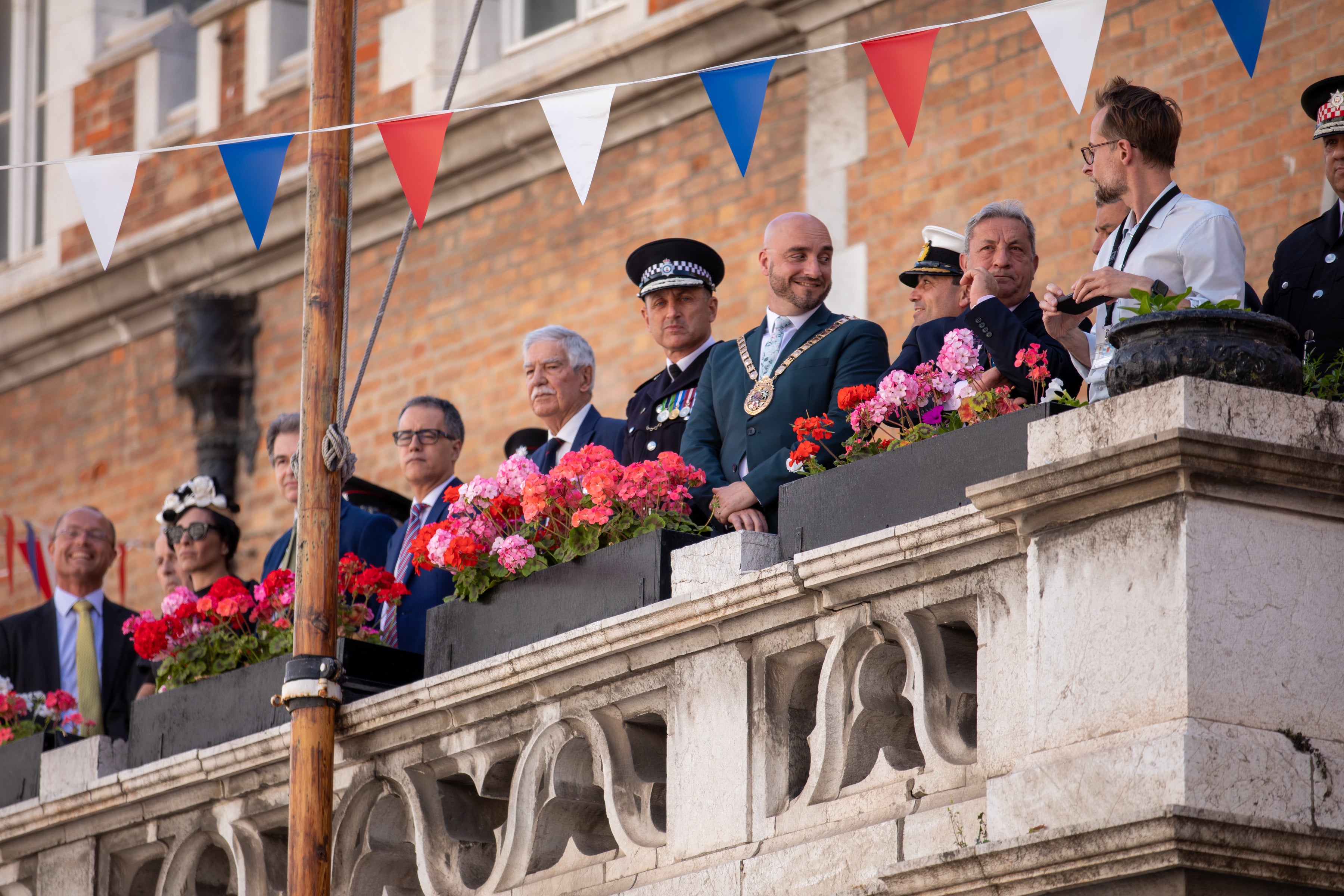 Gibraltar's essential services Coronation parade, in pictures