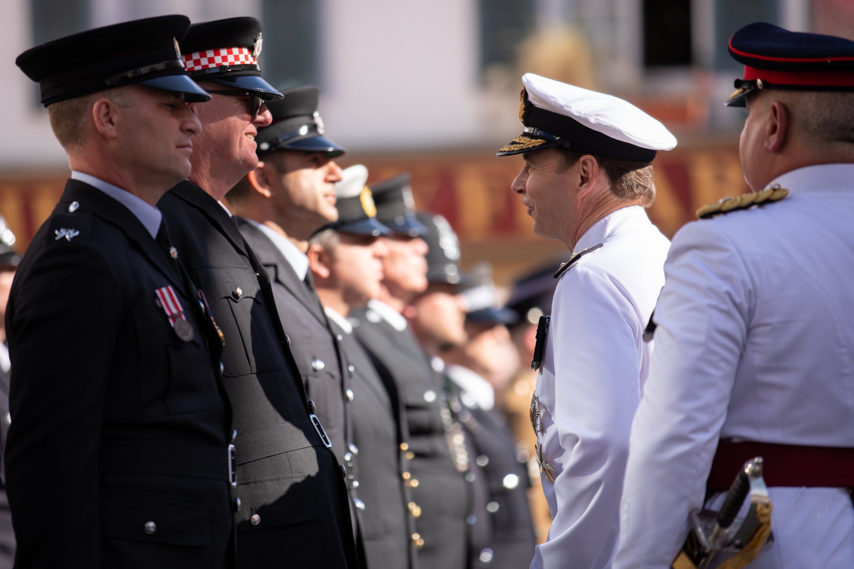 Gibraltar's essential services Coronation parade, in pictures