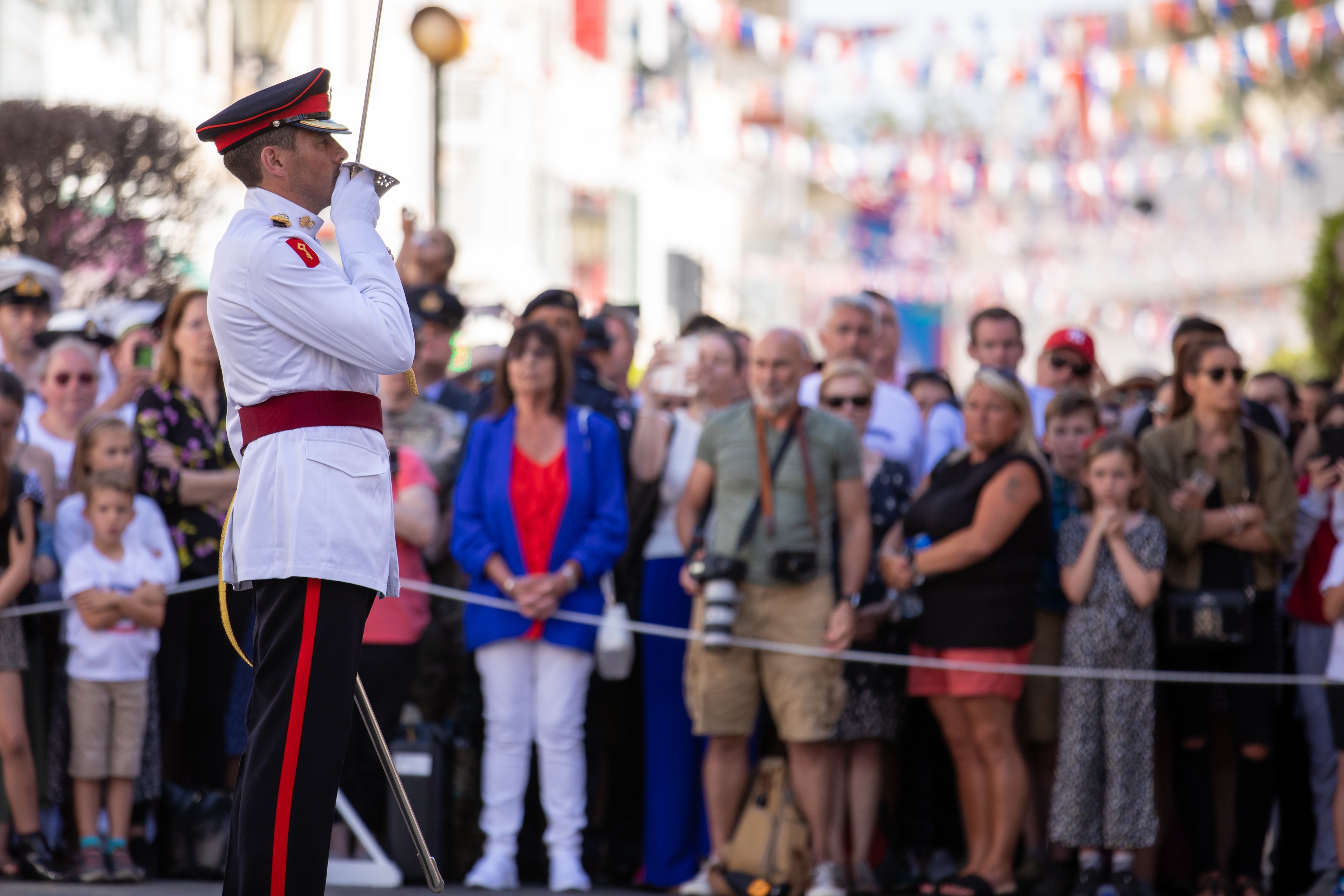 Gibraltar's essential services Coronation parade, in pictures