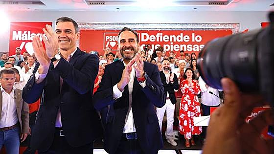 Spanish PM Pedro Sánchez in Malaga ahead of municipal elections