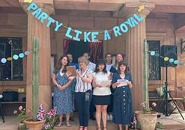 The British School of Malaga teachers' choir sang at the garden party
