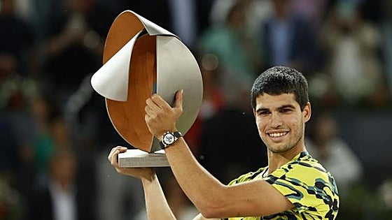 Spain's Carlos Alcaraz remains as world tennis number two despite Madrid triumph
