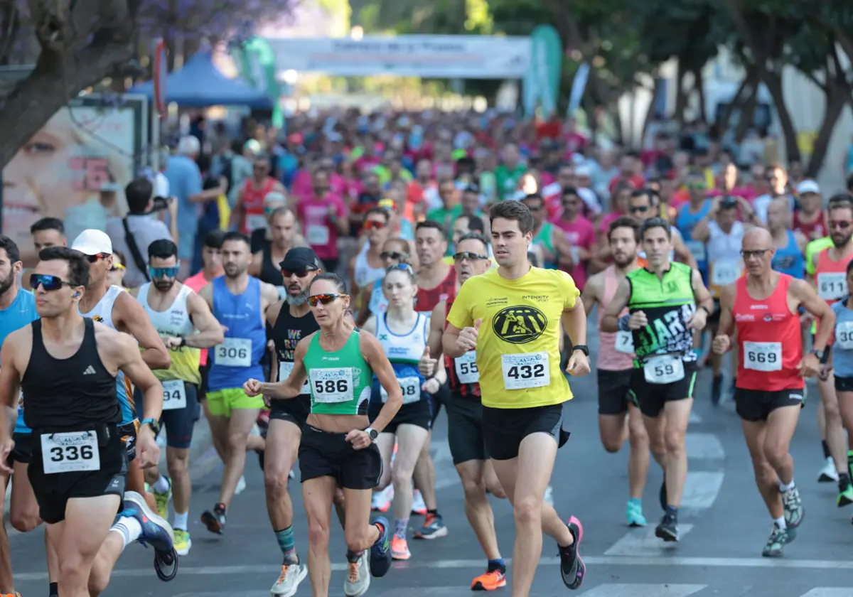 More than 1000 people participated in the sixth Malaga press freedom run.