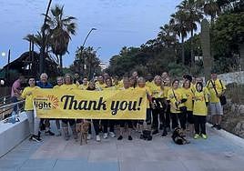 Some of those who took part in the fundraising events.