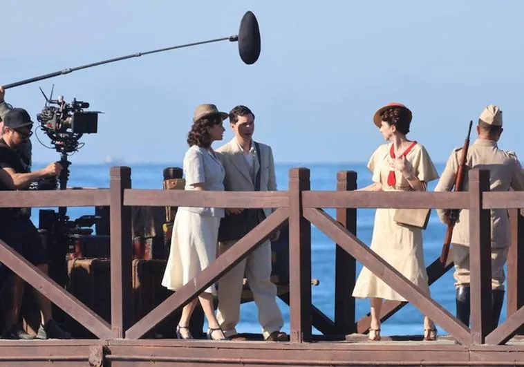 In pictures: Costa del Sol transforms itself into Hollywood film set