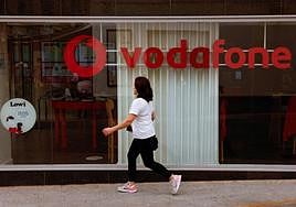 A Vodafone store in Ronda.