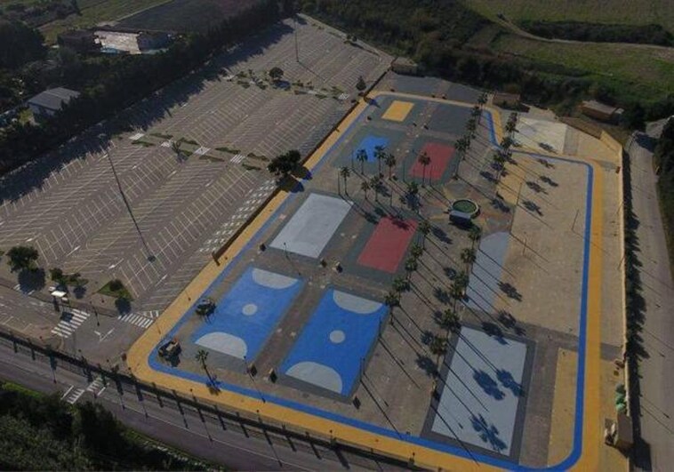 The new sports and leisure area in Manilva.