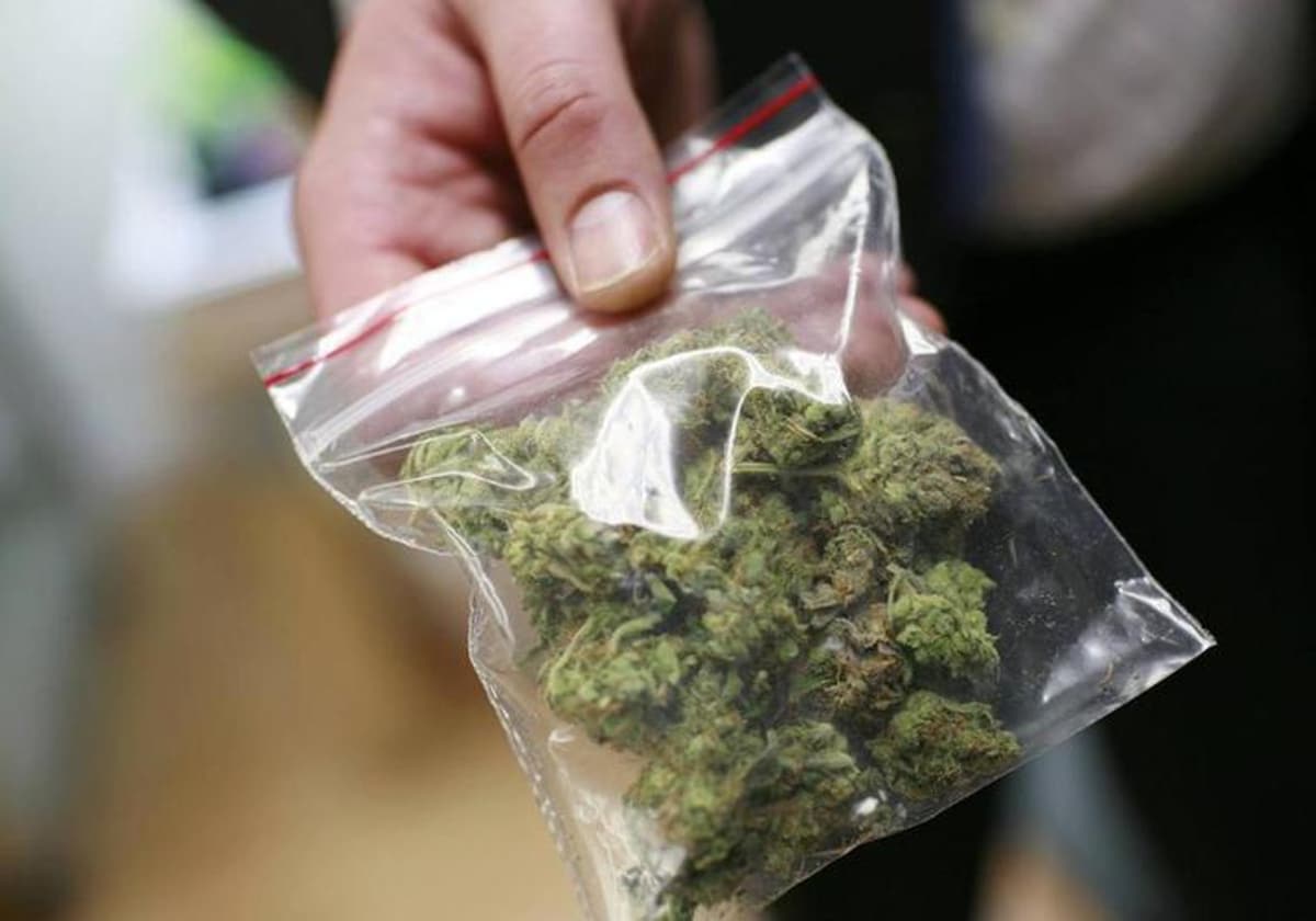 A bag of medicinal cannabis.